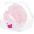 thumbnail image 1 of 6 Inch Large Body Powder Puff with Storage Box Pink Soft, 1 of 4