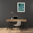 thumbnail image 3 of Vess, June Erica 25x32 White Modern Wood Framed Museum Art Print Titled - Jungle Batik IV, 3 of 4