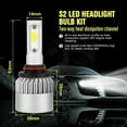 thumbnail image 2 of 6X LED Headlight + Fog Light Lamp White Bulbs For Lexus IS250 IS350 2006-2010, 2 of 10
