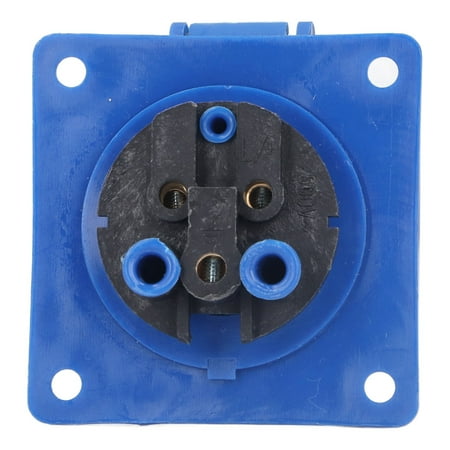 

3 Pin Concealed Industrial Outlet PC Brass Blue CEE Socket for Electric Power IP44 220250V