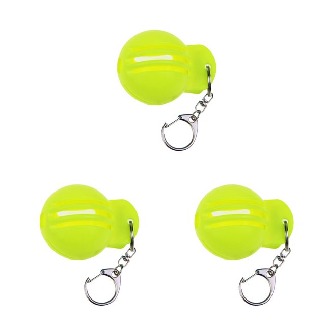 Ruiboury Golf Marker Stencil Convenient Portable Ball Line Maker Fashionable Trendy Double-sided Golfing Slides for Drawing Use Hook/Yellow 3Set