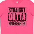 thumbnail image 4 of Inktastic Straight Outta Kindergarten Youth T-Shirt, 4 of 5