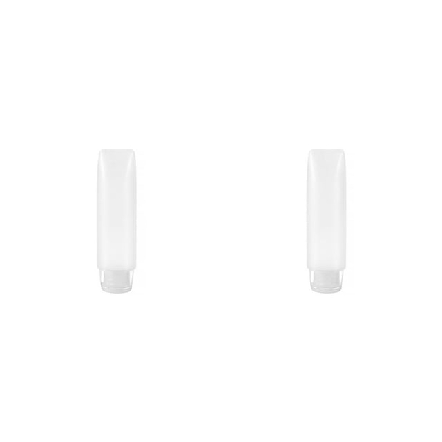 Naiovety Botella de viaje para apretar, Gel de ducha, contenedor de de dientes, bolsillo recargable a prueba de fugas, dispensador exprimible, 30ML Claro 2piezas Naiovety CBP196748