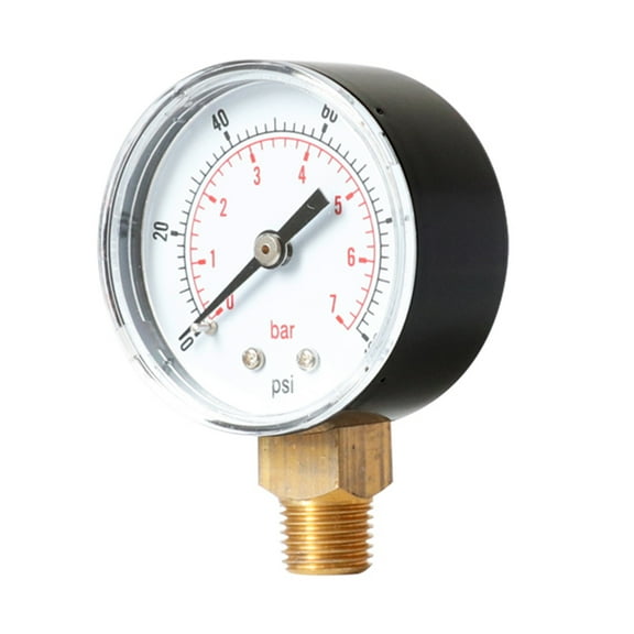 0 7 Bar 0 100Psi High Precision NPT Air Compressor High Strength Pressure Gauge