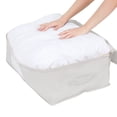 thumbnail image 4 of Unique Bargains 1 Pack Clothes Storage Bags Moving Bags Light Grey 21*14.5*6.5in, 4 of 7