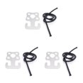thumbnail image 1 of Sonducket Diving Hook Buckle with Bungee Stainless Rope Retainer Steel Swimming Gear Belt Equipment D-Ring Snorkeling Dive Parts Type1, 1 of 6