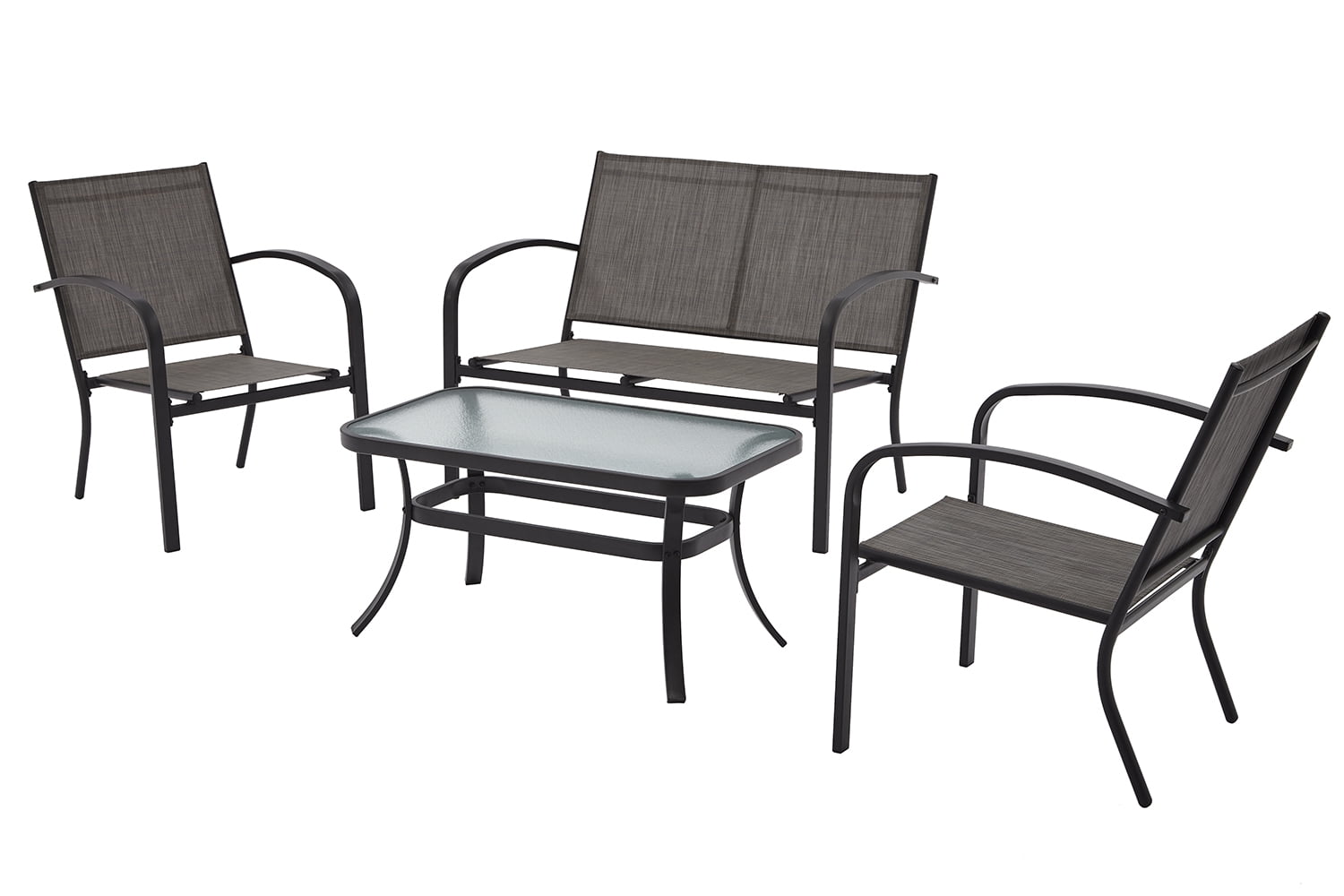 Woodland Hills 4 Piece Sling Conversation Set