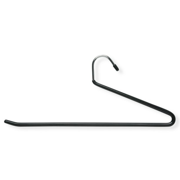 Honey Can Do OpenEnded NonSlip Pant Hangers, Black (pack of 6