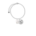 thumbnail image 2 of Delight Jewelry Silvertone Cat Silhouette Heart - Domed Thank You Charm Bracelet, 6"+2", 2 of 5