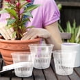 thumbnail image 4 of WRITWAA 6 Sets Transparent Orchid Pot Set Breathable Design For Plant Enthusiasts Garden Use Prevent Root Rot, 4 of 7
