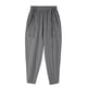 thumbnail image 3 of Puntoco Pantalones casuales largos para hombre Pantalones para hombre Pantalones holgados de playa hawaianos de ocio Pantalones holgados con cintura elástica y cordón, 3 of 3