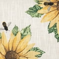 thumbnail image 3 of Better Homes & Gardens, Outdoor,  Sunflower Linen Pillow, 19" x 19", Square, One Pillow, All Ages, 3 of 7