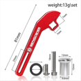 thumbnail image 2 of RED SPIDER R Transmitter Steering Wheel Trigger Thumb Lever Carbon, 2 of 5