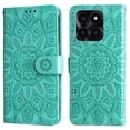 thumbnail image 1 of Funda tipo cartera GANGXUN para Honor X6A , diseño girasol, cuero PU, soporte, cierre magnético, tarjetero, 1 of 5