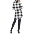 thumbnail image 4 of White Mark Women's Light Weight Plaid Print Tunic with Pockets, 4 of 5