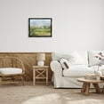 thumbnail image 3 of Stupell Industries Distant White Barn Vast Rural Farmland Fields Painting Luster Gray Floating Framed Canvas Print Wall Art, Design by White Ladder, 3 of 5