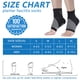 thumbnail image 5 of Tobillera de compresión (4 pares) para aliviar el dolor de neuropatía, tendinitis aquílea y fascitis plantar. Tobillera sin dedos para mujer y hombre (negro, M), 5 of 8