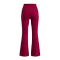 thumbnail image 5 of Tfken Children Soft Lightweight Pants Daily School Wear Flare Yoga Legging Pants Girls High Waist Stretch Print Kids Classic Clothes Size 4-5 Years Red, 5 of 5