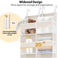 thumbnail image 2 of Organizador Ofiray-Home para colocar sobre la puerta, 5 niveles, color beige, 2 of 7