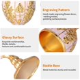 thumbnail image 3 of Gafas de chupito Cyrank Mini Gold, 30 ml, vintage, 2 unidades, 3 of 9