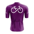 thumbnail image 2 of Bike Forever II Maillot de Cyclisme Violet - 4TG, 2 of 3