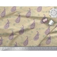 thumbnail image 1 of Soimoi Orange Cotton Duck Fabric Leaf & Paisley Fabric Prints By Yard 42 Inch Wide, 1 of 1