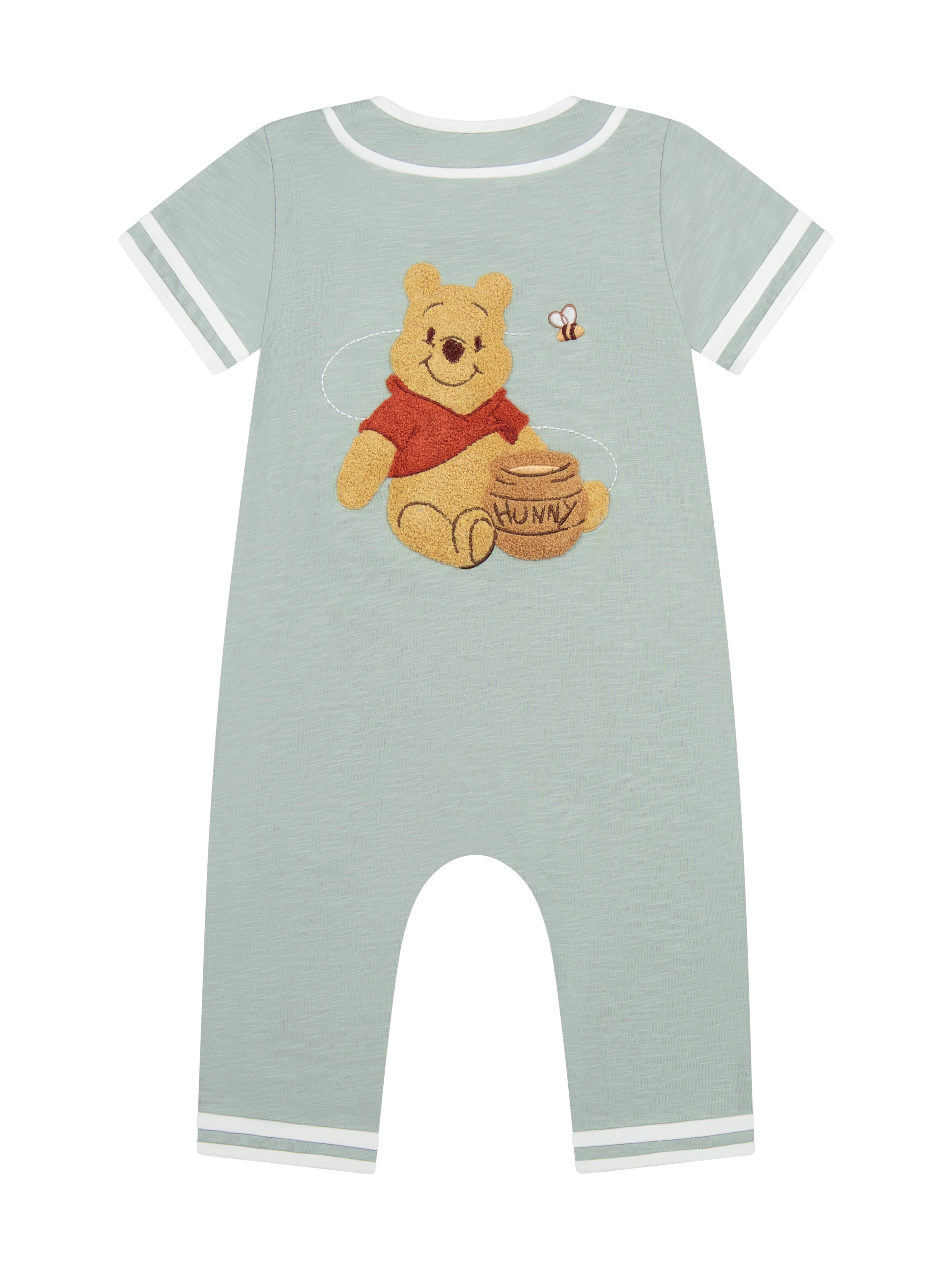 Winnie The Pooh Baby Boy Short Sleeve Romper, Sizes 0/3 Months-24 Months