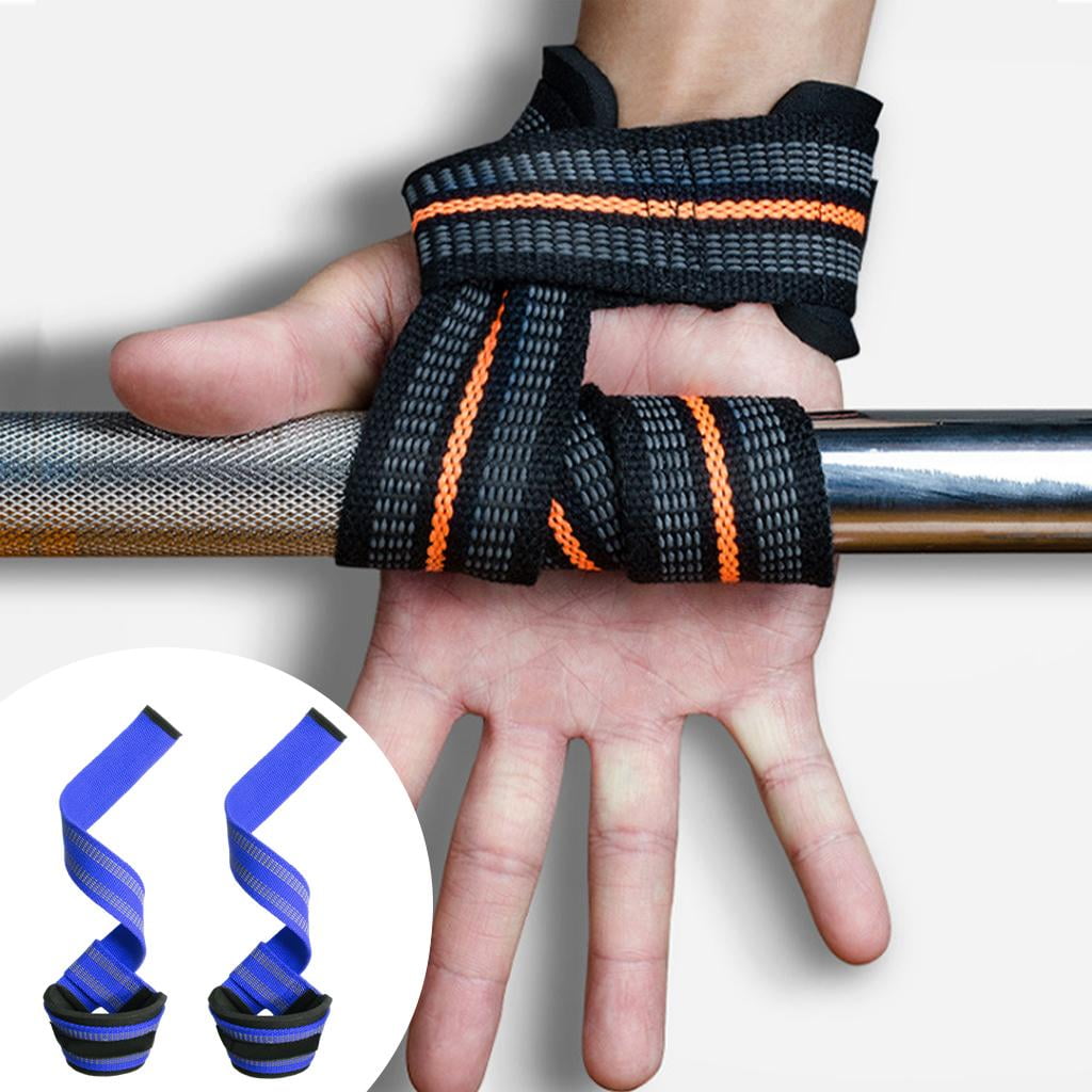 GARENDE 4x2 Pieces Lifting Straps Advanced 23inch for Strength Training blue