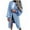 Blue, variant on Lovskoo 2024 Cardigan Sweaters for Women Plus Size Open Front Trendy Comfortable Solid Color Loose Long Sleeve Knitted Coat Oversized Winter Outerwear Tops Blue