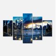 thumbnail image 2 of View from Marina Bay Sands Panorama - Cityscape Canvas Print, 2 of 3