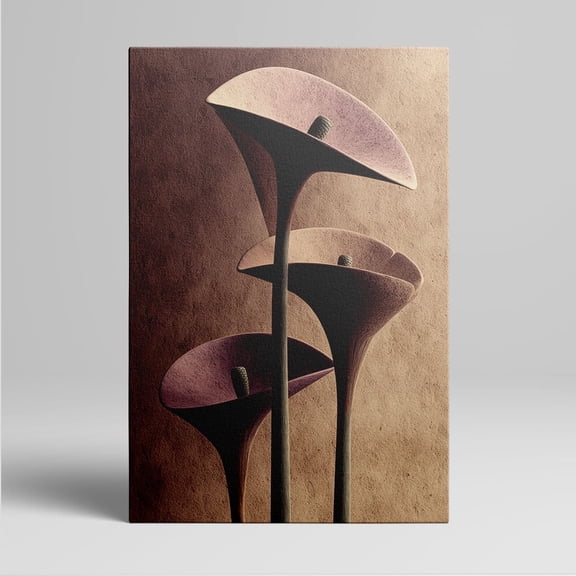 1pc Modern Minimalist Calla Lily Canvas Wall Art - Framed Decor room hanging Wall Picture Decor for Home Gifts, living room, bathroom, bedroom, kitchen wall art decor canvas wall art