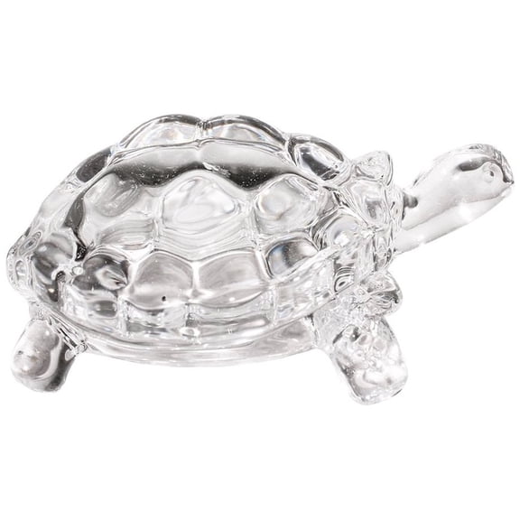 vlrwzc Crystal Turtle Figurine Miniature Tortoise Statue Chinese Lucky Feng Shui Ornament For Home Office Desk Decoration Accessories