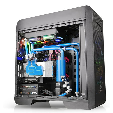 Thermaltake Core V71 Tempered Glass Full Tower EATX Gaming Desktop Chassis - (Best Gaming Pc Chassis)