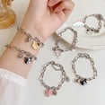 thumbnail image 2 of Sanrio-pulsera de campana para mujer, brazalete ajustable de dibujos animados, Cinnamoroll, Kuromi, pomppurin, My Melody, Pochacco, Anime, regalo de cumpleaños, 2 of 5