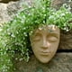 thumbnail image 5 of pstuiky Maceta decorativa de pared para jardín exterior con forma de rostro humano de resina, 5 of 5