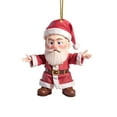 thumbnail image 2 of Iumwxz My Order Christmas Hanging Decoration Christmas Tree Decoration Santa Claus House Acrylic Hanging Decoration home decor christmas clearance outdoors indoor, 2 of 5