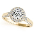 thumbnail image 2 of Aonejewelry 1.25 Ct. Halo Diamond Engagement Ring Crafted In 14k Solid Yellow Gold (I-J , I2-I3), 2 of 2