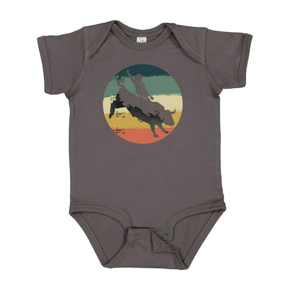 Inktastic Bull Riding Rodeo Rider Boys or Girls Baby Bodysuit