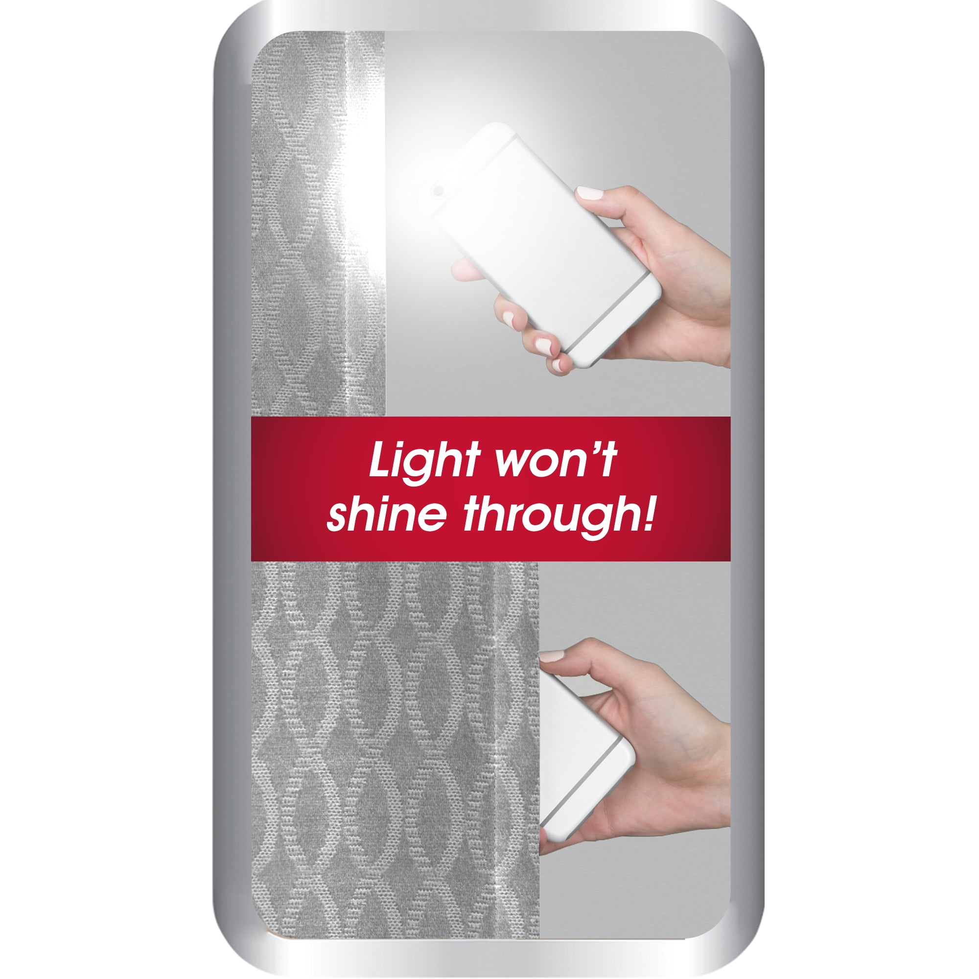 Ultimate Light Blocker Certified 100 Percent Blackout Jamie Smart Curtain Window Curtain Panel