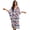 American Flag Hibiscus Flower Blue, variant on Women Kaftan Dress Plus Size Caftan Beach Cover Up Bathing Suit Caftan Maxi Dress with Batwing Sleeves Flowey Summer Dress for Resort Vacation Outfits, Marble Violet Gold