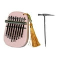 thumbnail image 2 of Mini Kalimba Kalimba compacto de 8 teclas con martillo de afinación, mini piano de pulgar, regalos para amantes de la música, 2 of 7