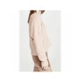 thumbnail image 3 of Free People Womens Finders Keepers Ribbed Trim V-Neck Sweater Pink S, 3 of 3