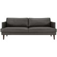thumbnail image 3 of Modway Agile Genuine Leather Sofa in Gray, 3 of 3