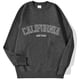 thumbnail image 1 of Sudadera con capucha con estampado de la costa occidental de California para mujer, jersey de manga larga con cuello redondo, ropa deportiva de tendencia coreana, 1 of 4
