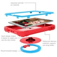 thumbnail image 4 of iPad 9.7 inch 5th/6th Gen 2017/2018 Case with Screen Protector, iPad Air 1 & 2 Case, iPad Pro 9.7 Case, Dteck Shockproof Heavy Duty Protective Cover Built-in 360 Rotating Kickstand, Red/Blue, 4 of 11