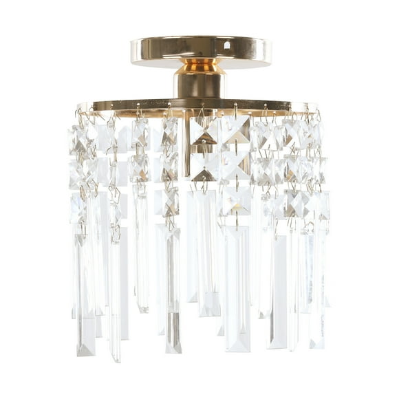 Dining Room Chandelier Light Fixtures Chandelier Crystal Ceiling Light Semi Mount Ceiling Lighting Fixture Modern Crystal Ceiling Lamp for Hallway Kitchen Dining Room Bedroom