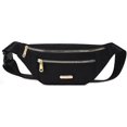 thumbnail image 1 of Riñonera de moda ZHAOCHENG para hombre y mujer Ligera y ajustable Negro, 1 of 5