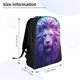 thumbnail image 4 of Fotbe Cool Lion Head Mochila de Viaje para Laptop, Mochila Ejecutiva Delgada y Resistente 15.6", 4 of 8