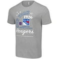 thumbnail image 2 of Men's Starter  Heather Gray New York Rangers Arch City Team Graphic T-Shirt, 2 of 3