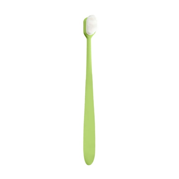 Cepillo De Dientes De Cerdas Suaves Con Nanotecnología, 10 000 Fibras Ultrafinas, Limpieza Suave Para Dientes Y Encías Sensibles, Mango Ergonómico Abs.,Vsgery